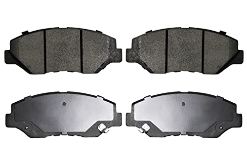Front Replacement For Ceramic Brake Pad 2003-2008 Honda Pilot - D943 Hardware Fit Included - style: D943