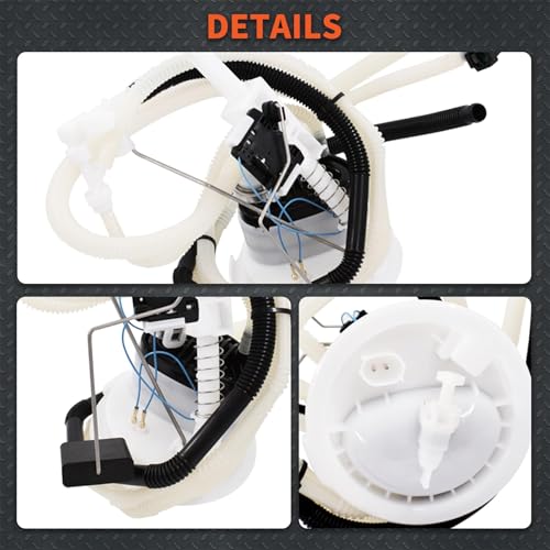 Fuel Filter 16117163295 with Fuel Level Sending Unit Pressure Regulator Replacement for BMW