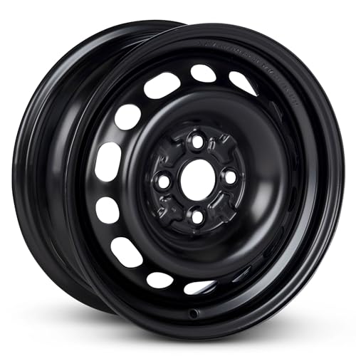 15x6 in Steel Wheel Rim 4 Lug 100mm 45mm Offset 54mm CB| Powder-Coated Black finish Fits 2004-2006 Scion xB | New OEM Replacement | 4261152120 - size: 15x6 inch - xB