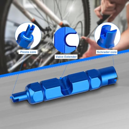 Tire Valve Stem and Valve Core Removal Tool Set, 44 pcs