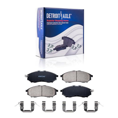 Detroit Axle - Brake Kit for Nissan 350Z 370Z Infiniti G35 G37 QX50 EX35 - size: 10PR1200486V2/kit