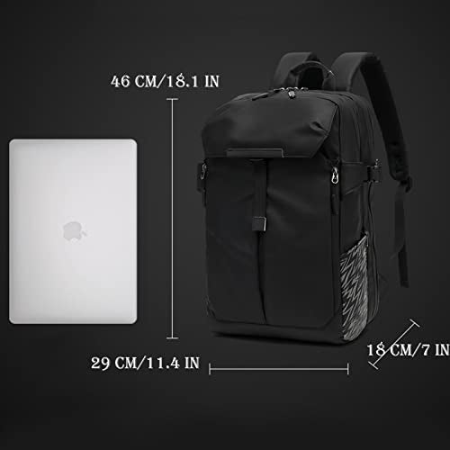 Motorcycle Backpack, 17'' Laptop Compartment, High-Density Nylon, Adjustable Helmet Holder, Reflective, Waterproof for Outdoor Enthusiasts - color: Holder
