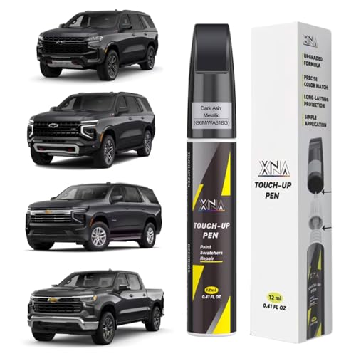 XNA Car Touch Up Paint (Dark Ash Metallic(G6M/WA618G)) for Chevrolet - color: Dark Ash Metallic(G6M/WA618G) for 2024 Silverado/2026 Tahoe/2024 Tahoe/2025 Tahoe/2024 Traverse/2026 Suburban/2025 Suburban