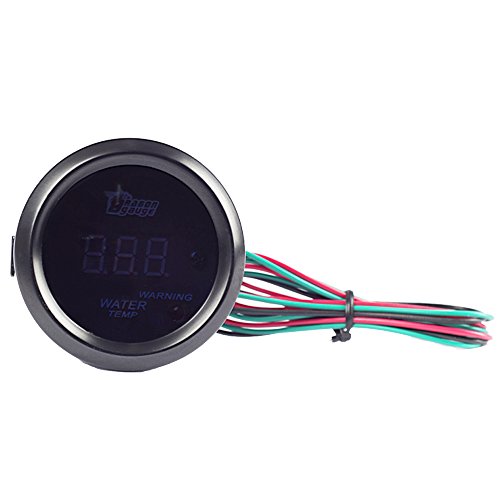 ESUPPORT Car 2" 52mm Digital Water Temp Gauge Temperature Meter Kit - color: Water Temp Gauge