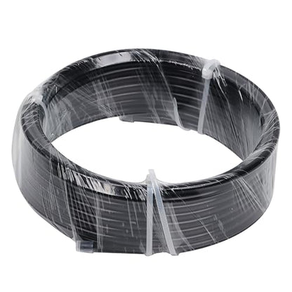 LokoCar 1/4" OD Nylon Airline 50ft DOT SAE J844 Air Brake Fluid Tube Black - size: 1/4" OD 50 Feet