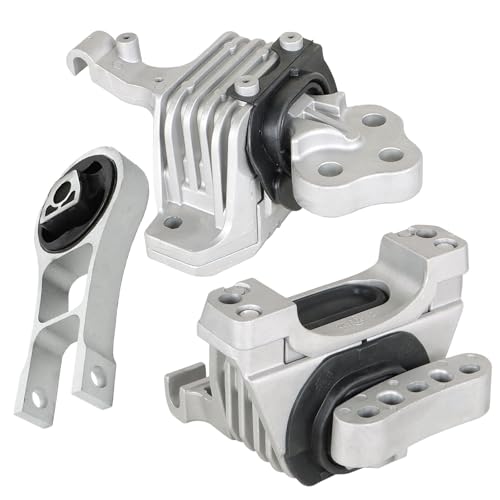 3PC Engine Mounts for Jeep Cherokee 14-19, Chrysler 200 15-17 2.4L - color: Jeep Cherokee/Chrysler 200 2015-2019 2.4L