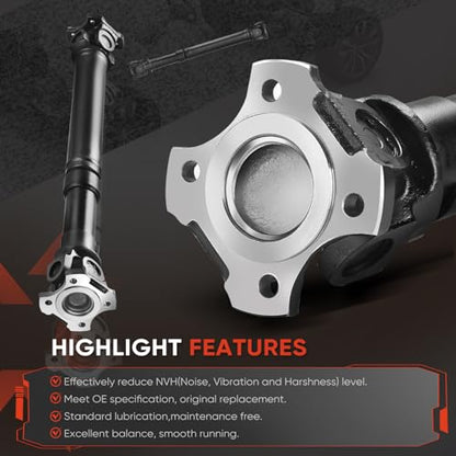 936-331 Drive Shaft - Front Driveshaft Propeller Drive Shaft Assembly - color: 936-331