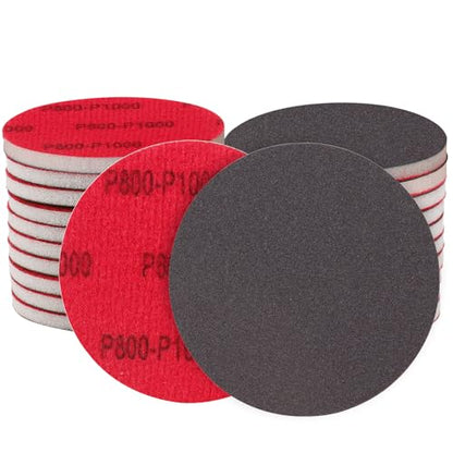 Shinboc 12 PCS 6 Inch Sanding Sponge 800 Grit, Bowling Ball Sanding Pads - color: 800grit, size: 6 Inch 12Pcs