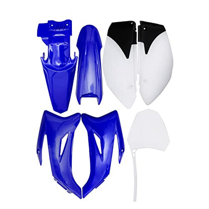 7pcs Blue Complete Plastics Fender Kit Fairing For Motorcycle Dirt Pit Bike TTR110 TTR110E TTR 110 SSR125TR SSR SDG 140cc 150cc 160cc 170cc 200cc - style: Blue