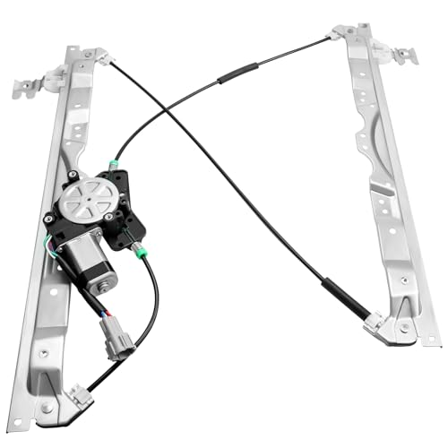 Front Right Passenger Side Power Window Regulator with Motor Replacement for 04-15 Nissan Titan, Nissan Armada, Infiniti QX56, 2004 2005 2006 2007 2008 2009 2010 2011 2012 2013 2014 2015, 748-525 - style: Front Passenger Side