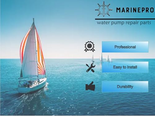 10077K Raw Sea Water pump Impeller Kit for Sherwood Pump R30G G701 Inboard - size: replace Sherwood 10077K