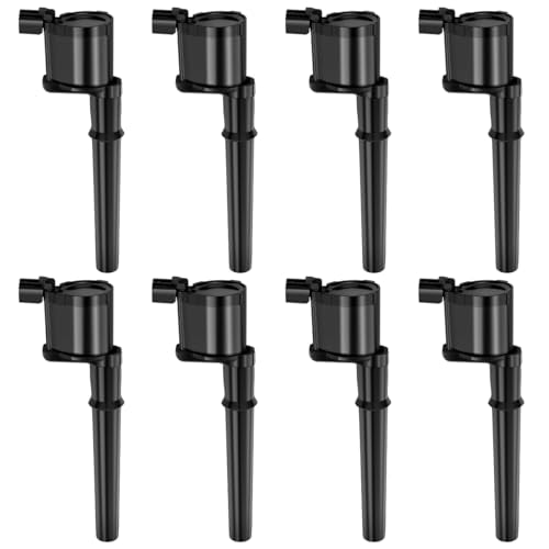 MAS Set of 8 Ignition Coils Pack Compatible with Lincoln Aviator Navigator Ford GT Mustang Avanti Mercury Marauder Panoz Qvale Replacement for UF191 DG543 1141 DG512 - style: DQ50101Ex8
