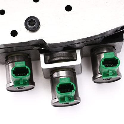 5L40E 5-speed Transmission Vavle Body Solenoids & Plate Refuribsh Compatibile with B-M-W Cadilla-c Pontiac Saturn