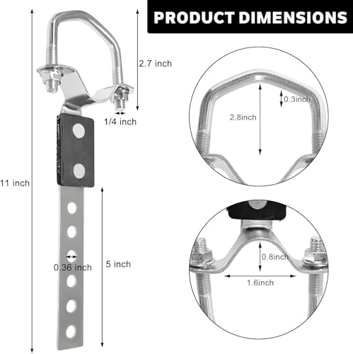 Heavy Duty Exhaust Hangers, Universal Tailpipe Bracket