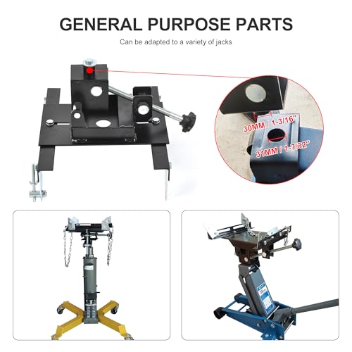 1100 lbs/0.5 T Transmission Jack Adapter for All Vehicles