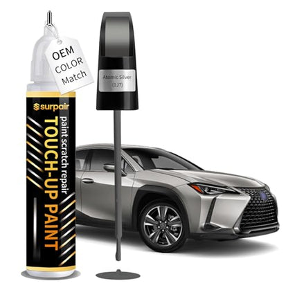 Atomic Silver 1J7 Touch up Paint for Lexus Car Scratch Remover Pen - color: Atomic Silver (1J7)