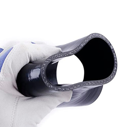 3.5" ID 90 Degree Elbow Silicone Coupler Reinforced Hose,4-Ply Turbo/Intercooler/Intake Piping Industrial Hydraulic (89mm) - size: 3.5 Inch
