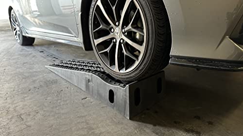 MaxxHaul 50709 Detachable Extendable Car Ramp Set, Portable Car Ramps With 3,250 lbs Maximum Weight Capacity Per Ramp 6,500 lbs Per Pair - style: Car Ramp Pair