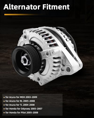 OCPTY Alternator for Acura for MDX 2003-2009,for Honda for Odyssey 2005-07