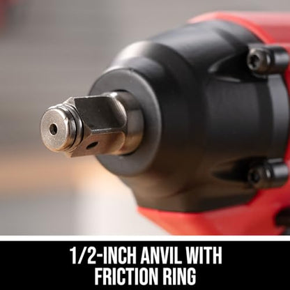 SKIL PWR CORE 20V Brushless 1/2 In. Impact Wrench with Two Speed Selection, includes 2.0Ah Battery and 20V Standard Charger - IW6720B-10