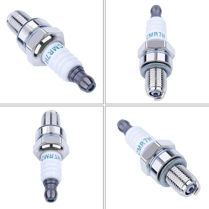 4 Pack CMR7H Spark Plugs, Spark Plug for Shindaiwa 3699-91867 Red Max 369991867, 506615101, 544260901, Sparkplug for Husqvarna 581362301 Stihl Redmax Blowers Brushcutters Trimmers Chain Saws - color: 4 Pack