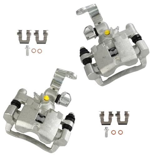 cciyu Rear Left & Right Disc Brake Calipers Assembly 18B4718B 18B4719B - size: Rear[18B4718B+18B4719B]