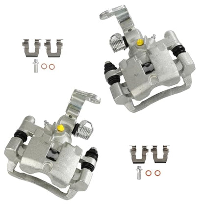 cciyu Rear Left & Right Disc Brake Calipers Assembly 18B4718B 18B4719B - size: Rear[18B4718B+18B4719B]