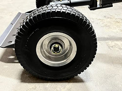 Jungle Jim’s 10" Flat-Free Tire & Wheel Replacement Assembly (4.10/3.50-4) for Jungle Wheels & Velke Sulkies - Steel Wheel with Bearings - No Flat Tubeless Utility Tire (Single) - style: 900 Flat Free Tire