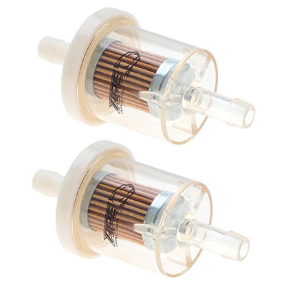 Inline Fuel Filter Universal Fuel Filters for Small Engine Motorcycle Lawn Mower (Pack of 2) Replace 691035 49019-0027 AM108356
