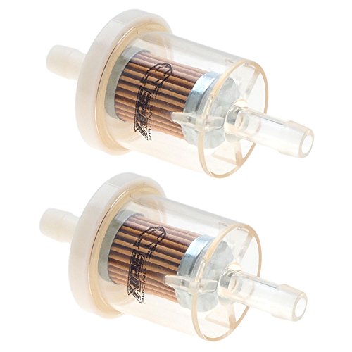 Inline Fuel Filter Universal Fuel Filters for Small Engine Motorcycle Lawn Mower (Pack of 2) Replace 691035 49019-0027 AM108356