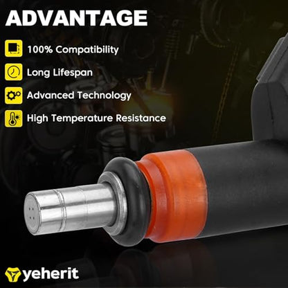 FJ732 05037479AA 8-Piece Fuel Injector Set for Hemi 5.7L Engine Replacement