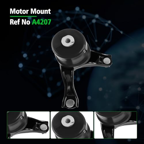 LOONGRIE Engine Motor and Trans Mounts Compatible with 2007-2011 Camry - size: 2007-2011 Camry 2.4L