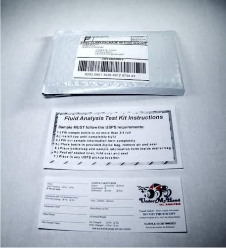Oil Analysis Kit - Oil Test Kit for Gasoline & Diesel Engines - size: 5-Pack