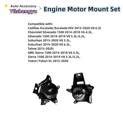 Engine Motor Transmission Mount Replace Kit for Trucks & SUVs - size: 2-Piece Left and Right Engine Mount