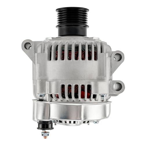 KAX Alternator Fit for Cooper 2002-2008 1.6L High Amp Alternators for 11049N 12V 105Amp CW S6 6-Groove Pulley,105 amp,11049N, YLE102340, 88861830, MPA11049, 12317515030, 11049, 90295577 - size: 11049N