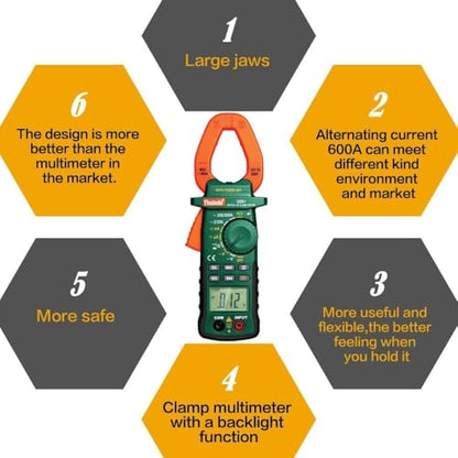 Auto Ranging TRMS Digital Multimeter, 6000 Counts - color: 38B