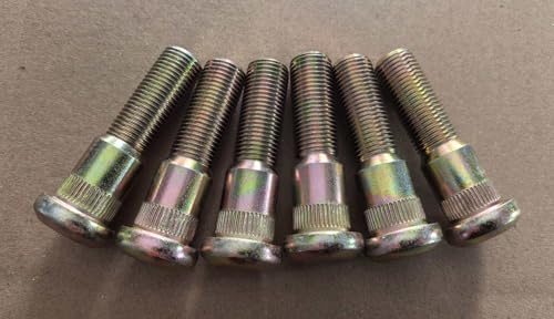 6pcs Drive in Trailer Wheel Hub Stud 9/16-18 x 2.28 in. UHL 0.686 in Knurl Replacement for 7-132 Dexter 5200 6000 7000 lb Hubs