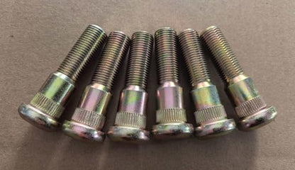6pcs Drive in Trailer Wheel Hub Stud 9/16-18 x 2.28 in. UHL 0.686 in Knurl Replacement for 7-132 Dexter 5200 6000 7000 lb Hubs