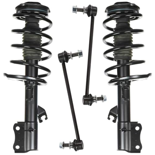 Detroit Axle - 4pc Front Struts Sway Bar Links for 14-19 Nissan Sentra - size: 4QS47434/ sway kit