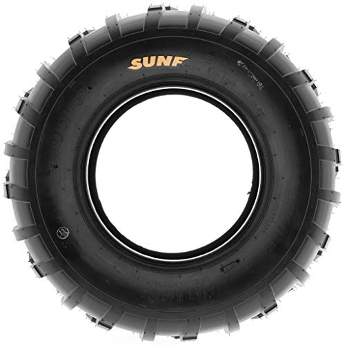 Pair of 2 SunF 25x11-12 AT-XC ATV/UTV Off-Road Tires, 6PR, Directional Knobby Tread | A010 - size: 25x11-12
