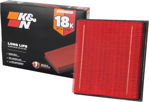 K&N Engine Air Filter:Long Life 18,000 Mile Replacement AirFilter:Compatible with 2007-2021 Ford/Lincoln Truck and SUV(F150, F150 Raptor,Expedition,Navigator, F250, F350, F450, F550, F650),KNA-2385 - size: (Pack of 6)