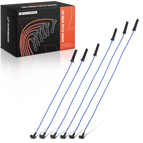 A-Premium 7MM Spark Plug Wires Set of 6 Compatible with Chevrolet & Buick