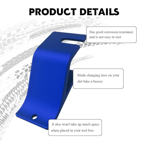 Motorcycle Tire Bead Installation Holder Hook, Tire Repair Tools - color: Blue