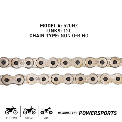NICHE Drive Sprocket Chain Combo for Honda CBR300R CB300F CBR300RA Front 14 Rear 36 Tooth 520NZ Standard 120 Links - size: Standard Chain