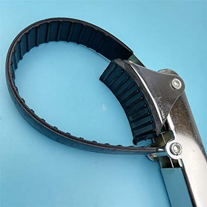 Auto Oil Filter Wrench Multi-Purpose Adjustable Filter Removal Wrench High Strength Repair Steel Plate Belt for Car Repair Tools