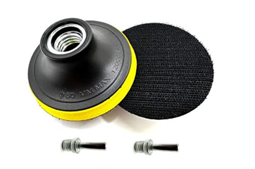 2 Pack 3" Hook and Loop Backing Pads Foam Backer Pad with 5/8”-11 - style: 3"