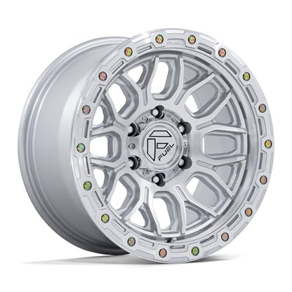 FUEL OFF-ROAD SURGE 17X9 6X135 5.04 1mm GLOSS SILVER W/MACHINED FACE - FC881SD17906301 - color: GLOSS SILVER W/ MACHINED FACE, size: 17X9, 6X135, 5.04, 1mm