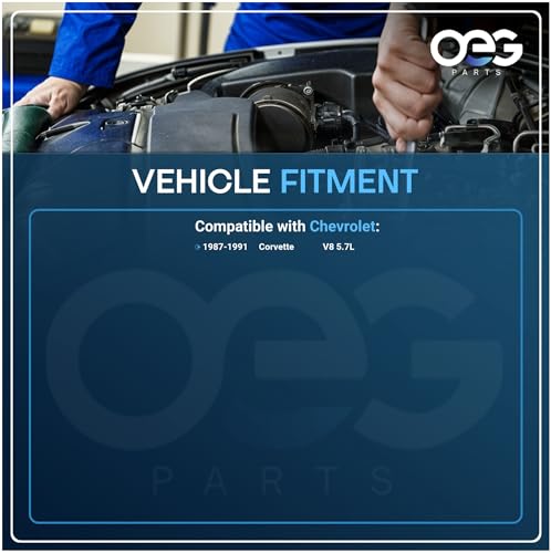 OEG Parts New Alternator Compatible With Chevrolet Corvette V8 5.7L 87 88 89 90 91 1987-1991, 10463007, 10463097, 10463173, 1101127, 1101264, 1101601, 1101843, ADR0177, 90014286