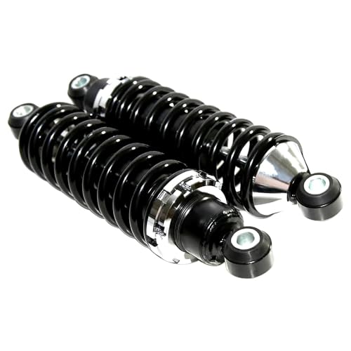 Rear Street Rod Coil Over Shock Black Coated Spring (Spring Rate 200Pound) - size: Spring Rate 200Pound