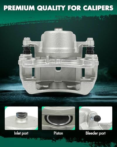 SCITOO 18B4910A(Front Driver Side) Brake Caliper With Bracket 1PC - size: Front Driver[18B4910A]